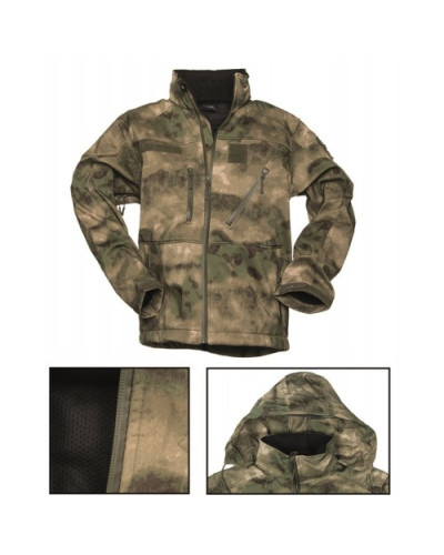 Куртка демісезонна софтшелл Mil-Tec SOFTSHELL JACKET SCU, MIL-TACS FG (10864059)