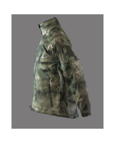 Куртка демісезонна софтшелл Mil-Tec SOFTSHELL JACKET SCU, MIL-TACS FG (10864059)