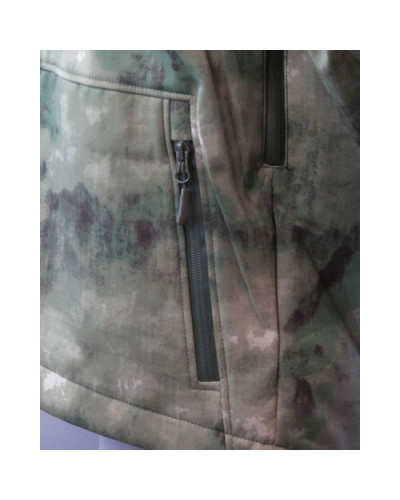 Куртка демісезонна софтшелл Mil-Tec SOFTSHELL JACKET SCU, MIL-TACS FG (10864059)