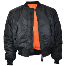 Куртка летная Mil-Tec MA1, Black