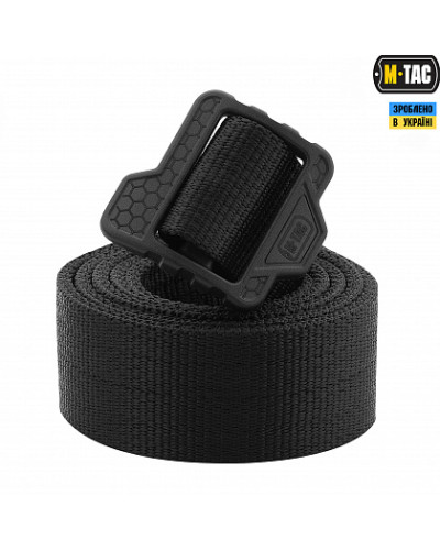 M-Tac ремінь Double Duty Tactical Belt Hex Black (10043002)