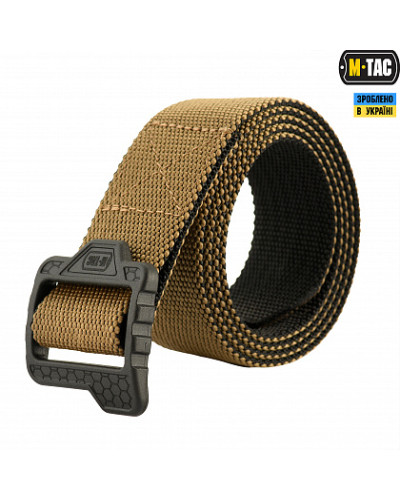 M-Tac ремінь Double Sided Lite Tactical Belt Hex Coyote/Black (20463005)