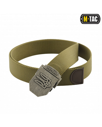 M-Tac ремень с Тризубом (тип 2) Olive (20410801)