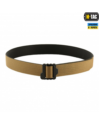 M-Tac ремінь Double Sided Lite Tactical Belt Hex Coyote/Black (20463005)