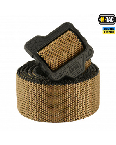 M-Tac ремінь Double Sided Lite Tactical Belt Hex Coyote/Black (20463005)