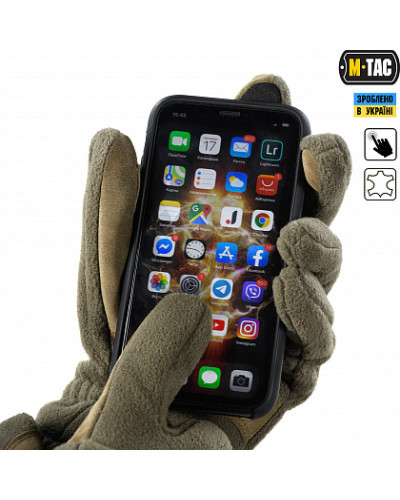 M-Tac рукавички Winter Tactical Windblock 380 Olive (90005001)