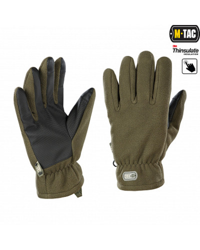 M-Tac рукавички Fleece Thinsulate Olive (90309001)