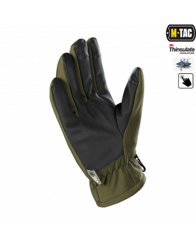 M-Tac рукавички Soft Shell Thinsulate Olive (90308001)