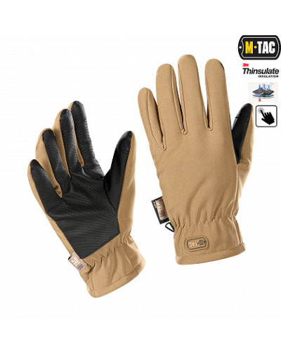 M-Tac рукавички Soft Shell Thinsulate Coyote Brown (90308017)