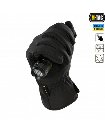 M-Tac перчатки Tactical Waterproof Black (90001002)