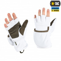 M-Tac рукавички безпалі з клапаном Winter 270 White