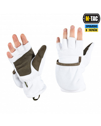 M-Tac перчатки беспалые с клапаном Winter 270 White (90312036)