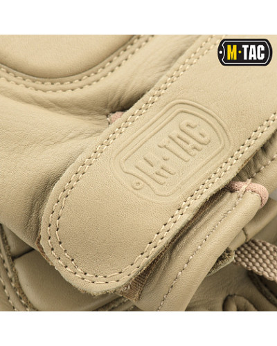 M-Tac рукавички безпалі шкіряні Assault Tactical Mk.1 Khaki (90211004)