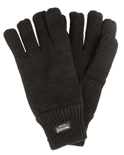 Рукавички Mil-Tec зимові в'язані Thinsulate, Black (12531002)