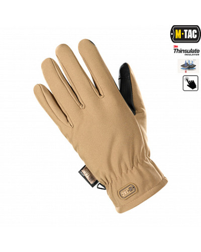 M-Tac рукавички Soft Shell Thinsulate Coyote Brown (90308017)