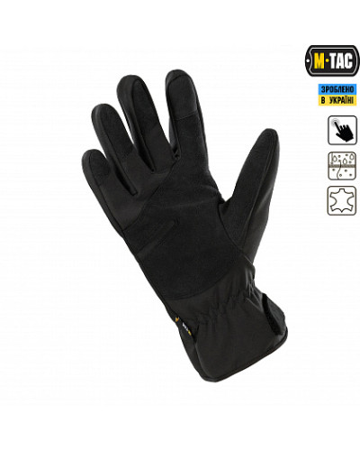 M-Tac перчатки Tactical Waterproof Black (90001002)