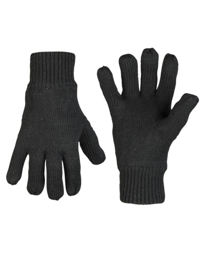 Рукавички Mil-Tec зимові в'язані Thinsulate, Black (12531002)