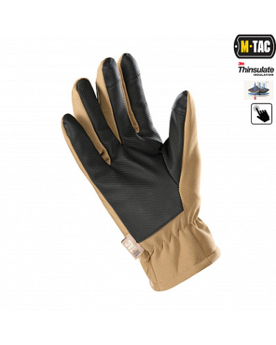 M-Tac рукавички Soft Shell Thinsulate Coyote Brown (90308017)