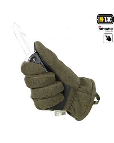 M-Tac рукавички Fleece Thinsulate Olive (90309001)