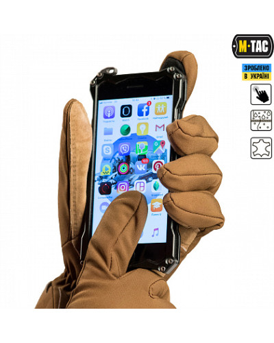 M-Tac перчатки Tactical Waterproof Coyote (90001005)