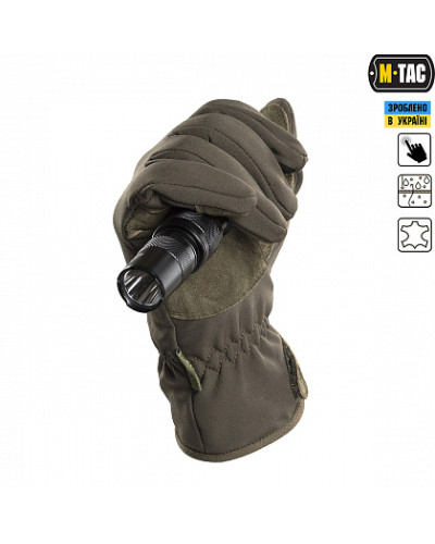 M-Tac перчатки Tactical Waterproof Olive (90001001)
