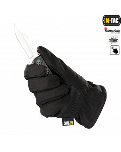 M-Tac рукавички Soft Shell Thinsulate Black (90308002)