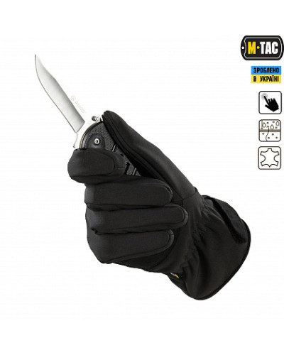 M-Tac перчатки Tactical Waterproof Black (90001002)