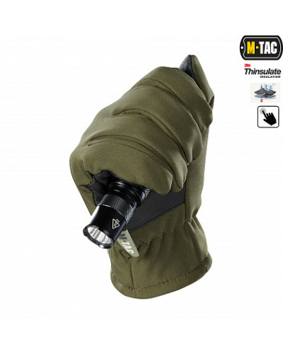 M-Tac рукавички Soft Shell Thinsulate Olive (90308001)