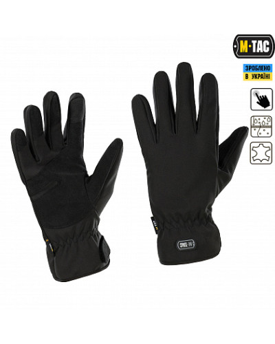 M-Tac перчатки Tactical Waterproof Black (90001002)