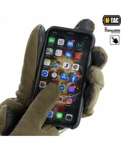 M-Tac рукавички Fleece Thinsulate Olive (90309001)