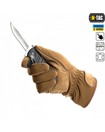 M-Tac перчатки Tactical Waterproof Coyote (90001005)