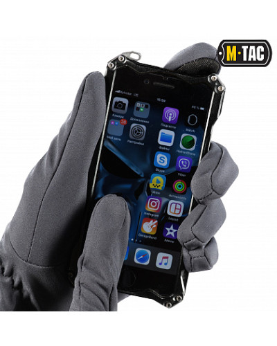 M-Tac рукавички Winter Soft Shell Grey (90010011)