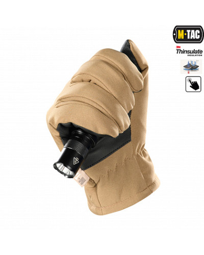 M-Tac рукавички Soft Shell Thinsulate Coyote Brown (90308017)