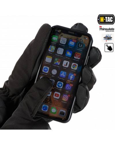 M-Tac рукавички Soft Shell Thinsulate Black (90308002)