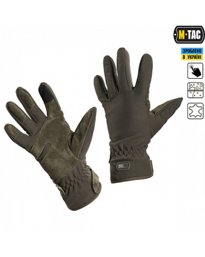 M-Tac перчатки Tactical Waterproof Olive (90001001)