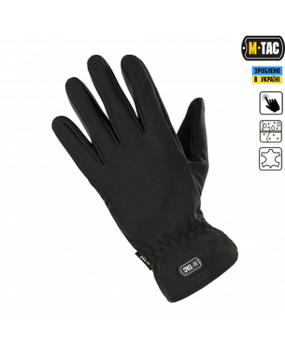 M-Tac перчатки Tactical Waterproof Black (90001002)