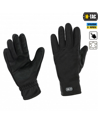 M-Tac рукавички Winter Tactical Windblock 380 Black (90005002)