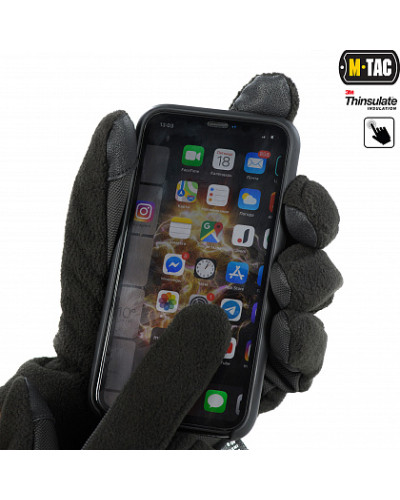 M-Tac рукавички Fleece Thinsulate Black (90309002)