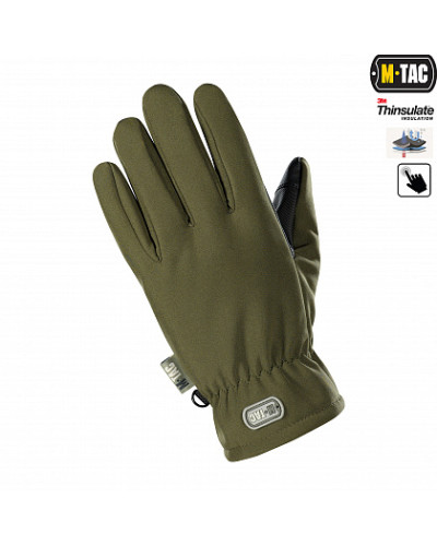 M-Tac рукавички Soft Shell Thinsulate Olive (90308001)