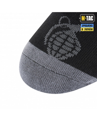 M-Tac шкарпетки легкі Mk.3 Grenades Black (30903702)