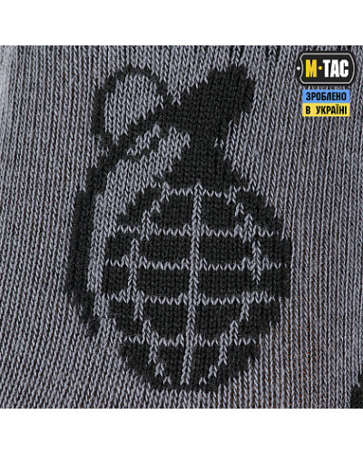 M-Tac шкарпетки легкі Mk.3 Grenades Dark Grey (30903712)