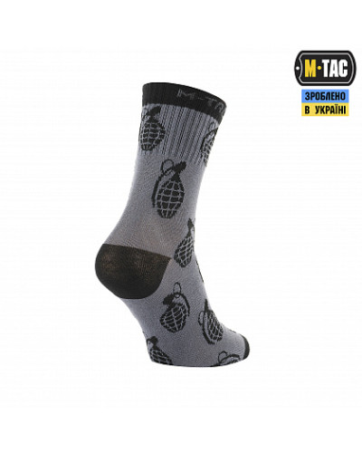 M-Tac шкарпетки легкі Mk.3 Grenades Dark Grey (30903712)