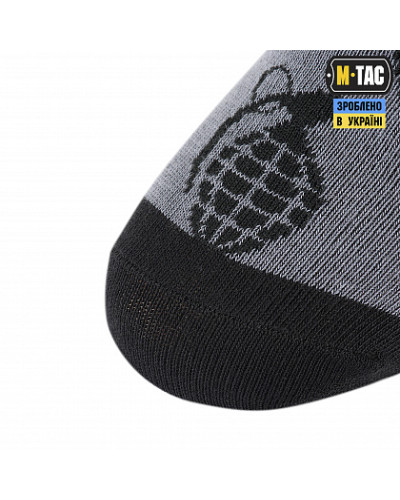 M-Tac шкарпетки легкі Mk.3 Grenades Dark Grey (30903712)