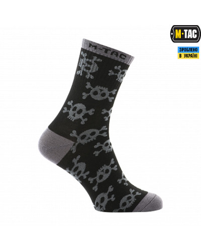 M-Tac носки легкие Mk.3 Pirate Skull Black (30903902)