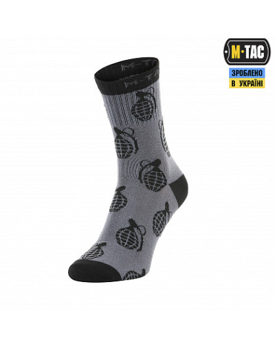 M-Tac шкарпетки легкі Mk.3 Grenades Dark Grey (30903712)