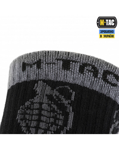 M-Tac шкарпетки легкі Mk.3 Grenades Black (30903702)
