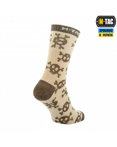M-Tac носки легкие Mk.3 Pirate Skull Sand (30903913)
