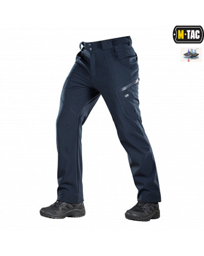M-Tac штани Soft Shell Winter Dark Navy Blue (20306015)