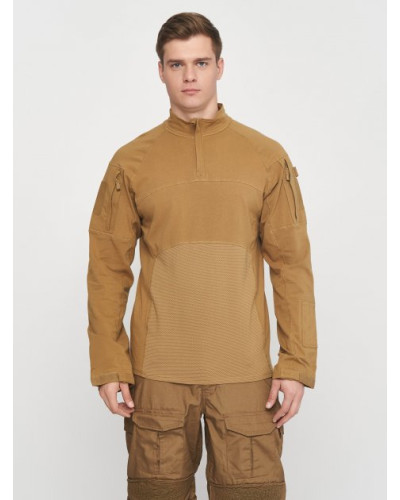 Рубашка тактическая под бронежилет Sturm Mil-Tec Assault Field Shirt, Dark coyote (10924019)