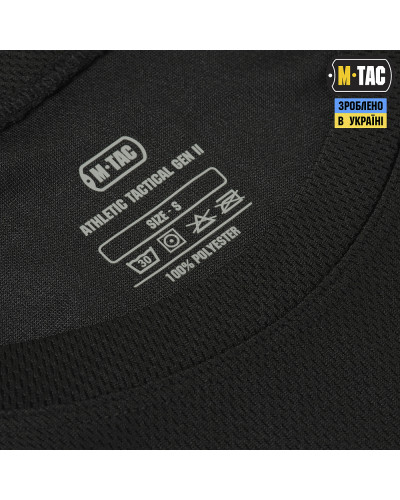 M-Tac футболка потовідвідна Athletic Gen. 2 Black (80006102)